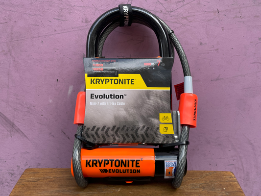 KRYPTONITE EVOLUTION MINI-7 ANTIVOL + CABLE FLEX